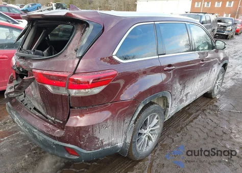 2019 Toyota Highlander Xle from USA, damaged, VIN 5TDJZRFH8KS730590